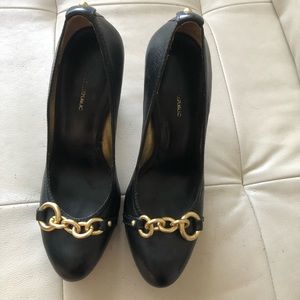 Black Chunky Heels from Banana 🍌 Republic